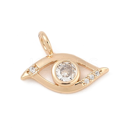 Brass Micro Pave Cubic Zirconia Pendants LS-KK-Q096-09B-G-1