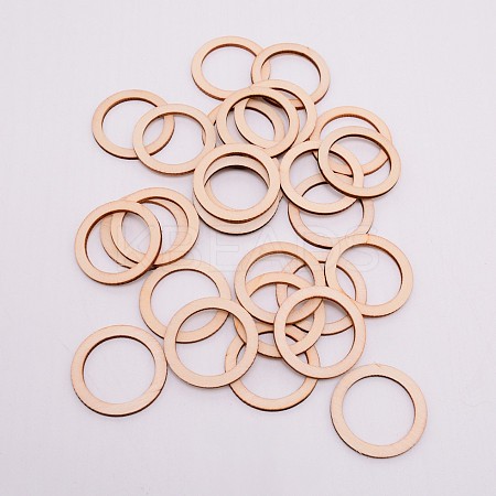 Unfinished Wood Linking Rings LS-WOOD-WH0099-12C-1
