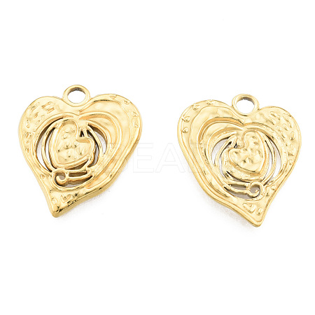 Ion Plating(IP) 201 Stainless Steel Pendants STAS-N098-265LG-1