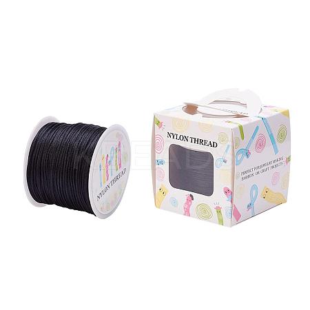 Nylon Satin Rattail Cords NWIR-JP0010-1.5mm-900-1