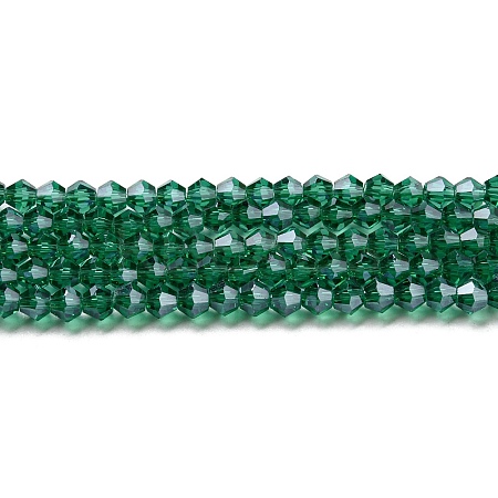 Transparent Electroplate Glass Beads Strands EGLA-A039-T3mm-A10-1