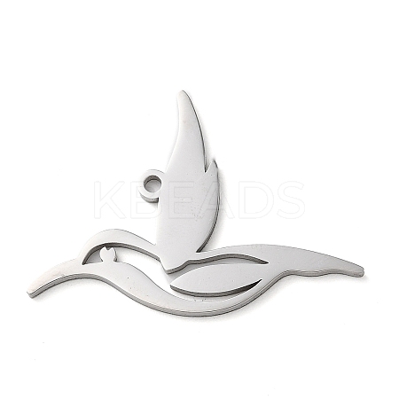 Non-Tarnish 304 Stainless Steel Pendants STAS-R116-02P-1