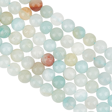2 Strands Natural Flower Amazonite Beads Strands G-OC0005-63-1
