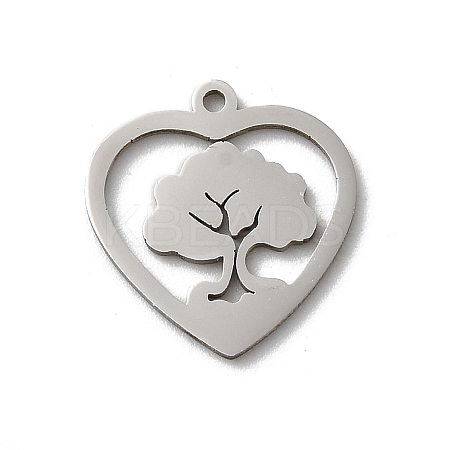Non-Tarnish 201 Stainless Steel Pendants LS-STAS-E206-06P-05-1