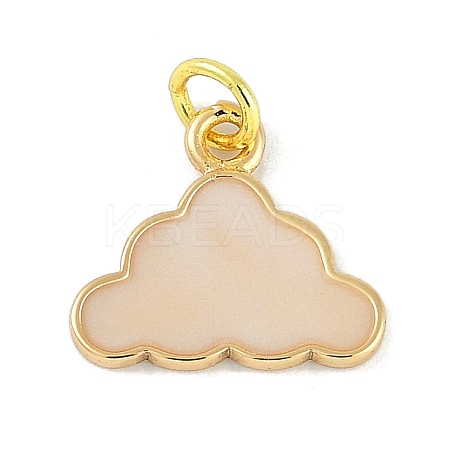 Brass Enamel Pendants X-KK-B114-17G-02-1
