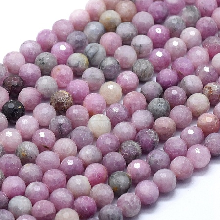 Natural Ruby Beads Strands G-D0013-63B-1