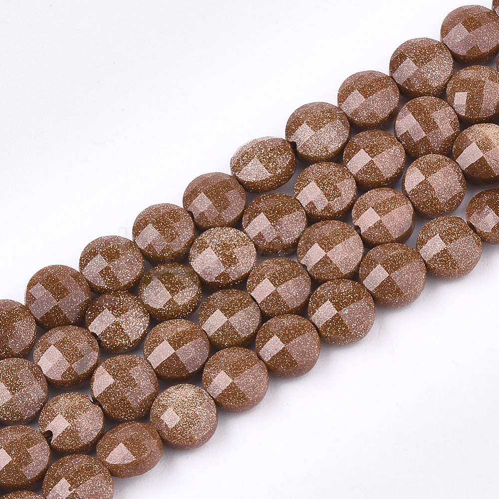 Wholesale Synthetic Goldstone Beads Strands - KBeads.com