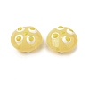 Transparent Glass Enamel Beads LAMP-S079-01D-2
