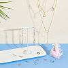 50Pcs 5 Style Ion Plating(IP) 304 Stainless Steel Open Pendants STAS-UN0053-79-2