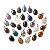 Natural & Synthetic Mixed Gemstone Pendants G-Z055-03P-1
