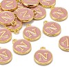 Golden Plated Alloy Enamel Charms ENAM-S118-07N-4