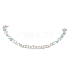 Acrylic Pearl & Luminous Beaded Necklaces for Women NJEW-JN04909-1