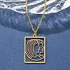304 Stainless Steel Necklace LS-NJEW-D330-01G-03-5