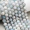 Natural Aquamarine Beads Strands G-F826-B01-10mm-1