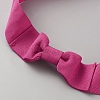 Women's Faux Suede Bowknot Stretchable Hat Band AJEW-WH0696-082K-2