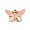 304 Stainless Steel Enamel Charms STAS-I325-052G-1
