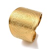 201 Stainless Steel Cuff Rings RJEW-F190-01G-2