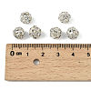 Brass Rhinestone Beads RB-A019-8mm-01S-4