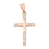 304 Stainless Steel Pendants STAS-G346-32RG-1