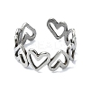 304 Stainless Steel Cuff Rings RJEW-M019-43P-2