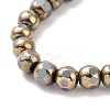 Electroplated Non-magnetic Synthetic Hematite Beads Strands G-G862-02I-3