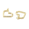 Brass Micro Pave Cubic Zirconia Pendants KK-E068-VB182-2