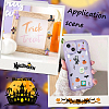 54Pcs 9 Styles Halloween Opaque Resin Decoden Cabochons RESI-SC0005-71A-5