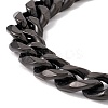 Ion Plating(IP) 304 Stainless Steel Curb Chains Bracelet for Men Women BJEW-B063-01B-3