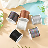 6 Rolls 6 Colors 6-Ply Polyester Metallic Thread OCOR-TA0003-11A-7