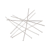 304 Stainless Steel Flat Head Pins STAS-Z089-03P-15-2