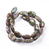 Natural Green Opal Beads Strands G-F607-03-B-2