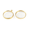 Ion Plating(IP) 304 Stainless Stee Locket Pendants STAS-S132-15G-01-2