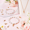 9Pcs 3 Style Brass Micro Pave Cubic Zirconia Pendants Sets KK-BBC0007-54-4