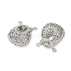 Hollow Out Brass Chandelier Component Links KK-G532-06P-2