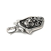 304 Stainless Steel Manual Polishing Big Pendants STAS-G274-14AS-3