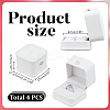 Imitation Leather Covered Plastic Jewelry Ring Boxes OBOX-WH0085-173C-2