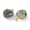 Natural Prehnite Pendants G-J386-H17-G-2