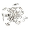 30Pcs 6 Styles Tibetan Style Alloy Pendants TIBEP-FP0001-18-3