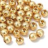 SHEGRACE Brass Textured Round Beads XGRPCU095-298G-1