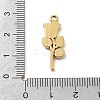 304 Stainless Steel Rhinestone Pendants X-STAS-D300-01G-02-3