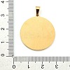 304 Stainless Steel Pendants LS-STAS-R134-01G-02-3
