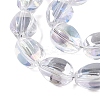 Electroplate Glass Beads Strands EGLA-T028-01A-3