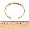 12MM 304 Stainless Steel Lotus Flower Cuff Bangles for Women BJEW-P359-01G-3
