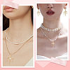 10Pcs Alloy Pendants with Rhinestone PALLOY-SC0016-44-4