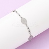 Religion 304 Stainless Steel Link Bracelets BJEW-F524-04A-P-2