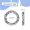 5Pcs Ring Food Grade Eco-Friendly Silicone Focal Beads JX894O-2