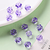 Transparent Acrylic Beads TACR-S154-15B-47-6