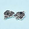 Alloy Rhinestone Connector Charms FIND-C019-10AS-04-3