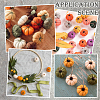 36Pcs Handwork Wool Needle Felting Pumpkin Ornaments AJEW-SC0031-39A-7