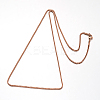 304 Stainless Steel Box Chain Venetian Chain Necklaces LS-NJEW-I065-13B-2